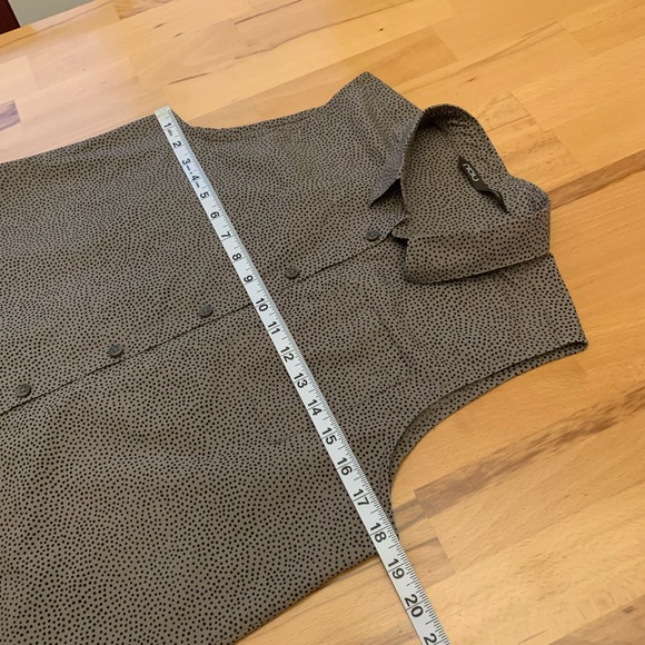 Nau sleeveless button down shirt organic cotton size S - Picture 12 of 14